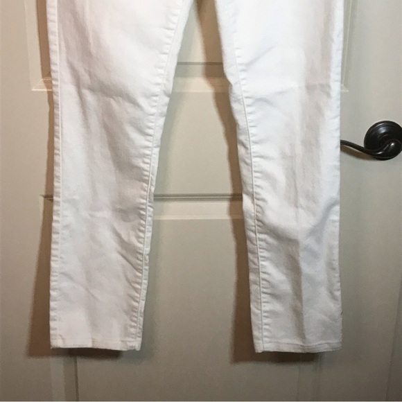 Prana women’s white denim jeans size 4/27 ankle length - Picture 3 of 7